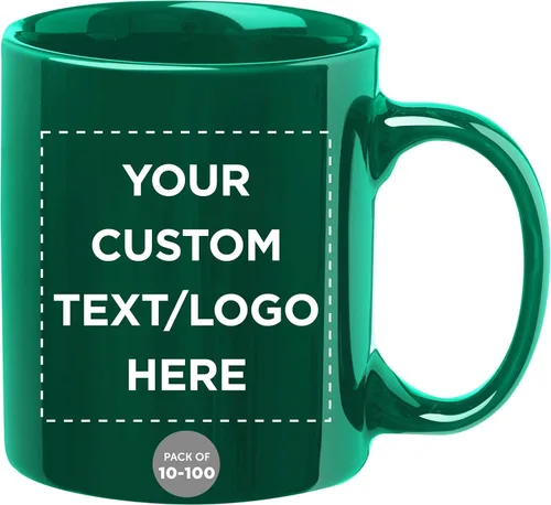 Vista 29 de Tazas de café de cerámica personalizadas para el Día del Padre, 11 onzas, juego de 10/50/100, paquete personalizado a granel, juego de tazas de café