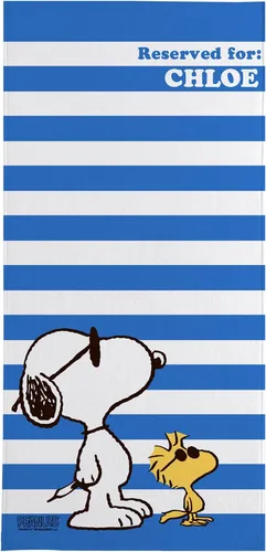 Vista 8 de Let's Make Memories Toalla de Playa Personalizada - Toalla de Piscina Personalizada de Peanuts - para Vacaciones de Primavera y Diversión de Verano