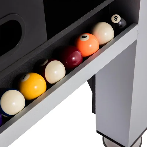Vista 13 de Mesa de Juegos Múltiples Giratoria 3 en 1 Triumph – Mesa de Juego Giratoria de 84" con Hockey de Aire, Billar y Tenis de Mesa – Juego Completo