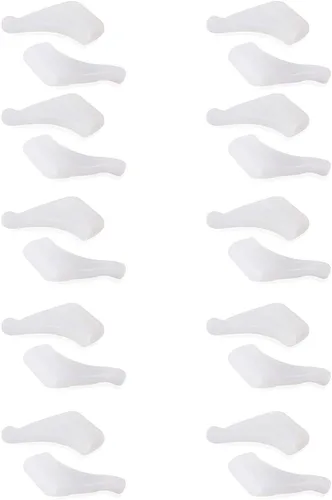 Vista 9 de SAIGO Ganchos antideslizantes para las orejas, retenedores de lentes de silicona para lentes de sol, 10 pares, color negro
