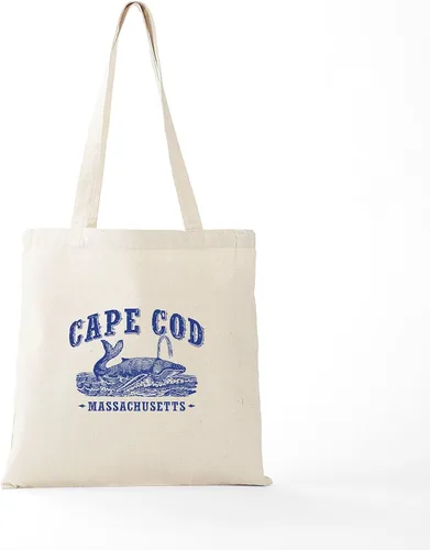 Vista 5 de CafePress Cape Cod - Bolsa reutilizable de lona color beige natural