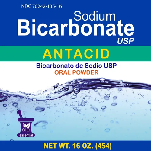 Vista 2 de Polvo oral antiácido de bicarbonato de sodio USP 16 oz