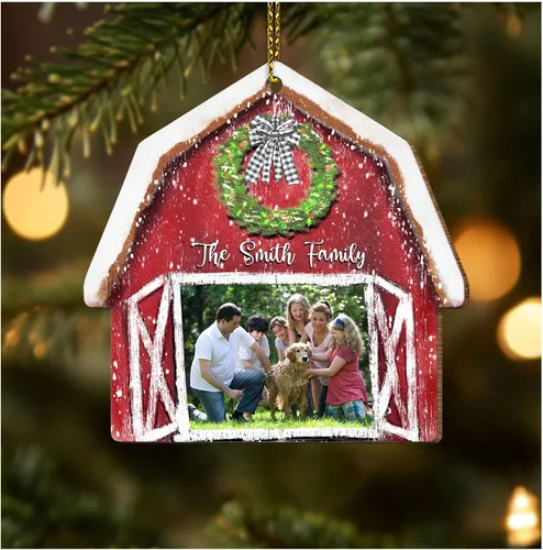 Vista 14 de Hyturtle Regalos de Adornos de Navidad Personalizados para Amantes de Vacas Highland - Adorno de Cerámica Navideño de Vaca Highland con Nombre