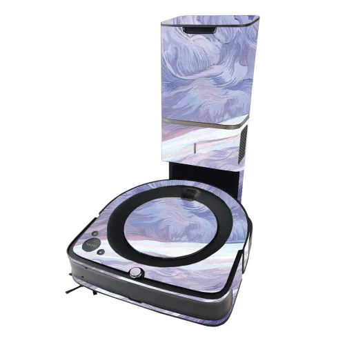Vista 11 de MIGHTY SKINS MightySkins Skin compatible con iRobot Roomba s9+ Vacuum - Angry Ripple Cubierta de vinilo duradera y única Fácil de aplicar