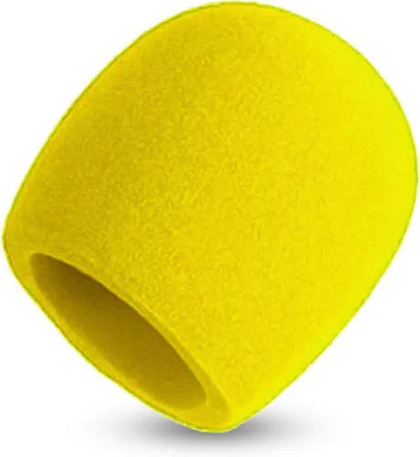 Vista 6 de Parabrisas para micrófono SM58 Ball Style Vocal Karaoke, paquete de 4, negro (WS-4BK)