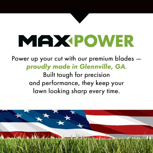 Vista 11 de Maxpower 561735XB Juego de mantillo comercial de 3 cuchillas para artesano de corte de 48", Husqvarna, Poulan, reemplaza al OEM no. 173921, 532173921