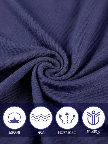 Vista 5 de Geyoga Paquete de 6 vestidos de camisola para mujer, vestido largo sin mangas, tirantes delgados, para debajo de los vestidos, camisolas largas