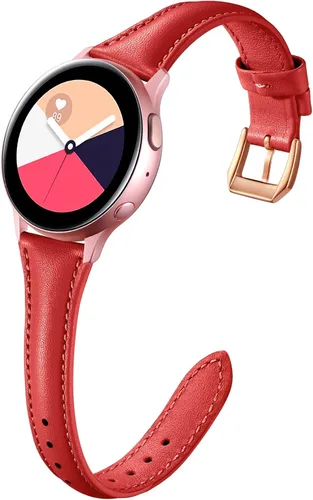 Vista 9 de GEAK Bandas de Cuero Delgadas Compatibles con Samsung Galaxy Watch 7 40mm 44mm/Watch 5 Pro 45mm/Galaxy Watch 6/Watch 5 4 44mm 40mm/Galaxy Watch 4