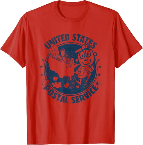 Vista 18 de USPS Camiseta Mr Zip US Postal Service, Gris Gris Oscuro