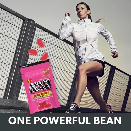 Vista 4 de Jelly Belly Sport Beans - Frijolitos de gelatina energizantes - Sabores surtidos, paquete de 24 deportes-nutrición-resistencia-y-energía-masticable