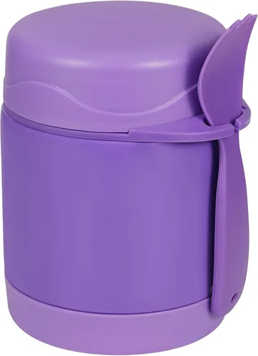 Vista 10 de Termo de sopa de 10 onzas para comida caliente para niños, tarro de comida aislado, contenedor térmico de almuerzo de comida caliente, caja de Negro