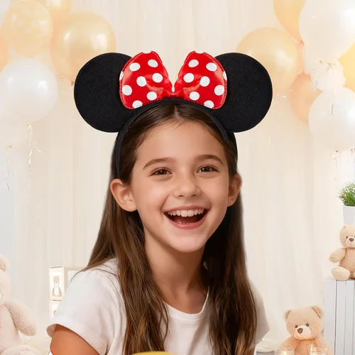 Vista 2 de FANYITY 2 Pcs Mouse Ears,Mouse Costume Ears Headband for Girls Women Party Mic2018898