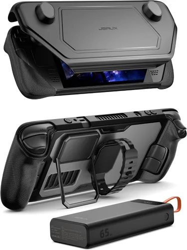 Vista 11 de JSAUX PC0104 ModCase compatible con Steam Deck, funda de cubierta de vapor, protección integral que incluye carcasa frontal desmontable, carcasa