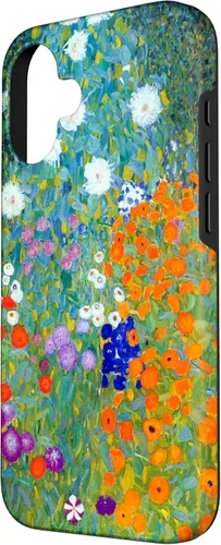 Vista 2 de Gustav Klimt Flower Garden Case for iPhone 16