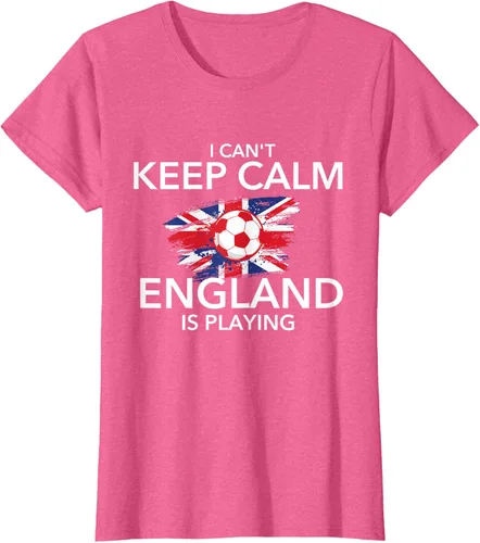 Vista 61 de I Can't Keep Calm England Is Playing - Camiseta para amantes del fútbol, Negro