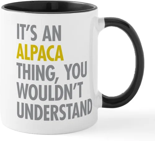 Vista 9 de CafePress A Special Alpaca Moment - Taza de café de cerámica (11.0 fl oz)