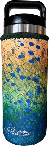 Vista 91 de Funda de neopreno para botella de agua Koverz, funda de neopreno, se ajusta a botellas de agua de 24-30 oz, lavable y reutilizable, tamaño grande