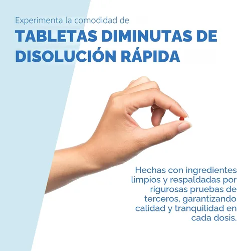Vista 3 de Superior Source Tableta multivitamínica de ácido fólico B12/B6, 1000 mcg/2 mg/800 mcg, 60 unidades Fórmula sublingual con cianocobalamina B-12