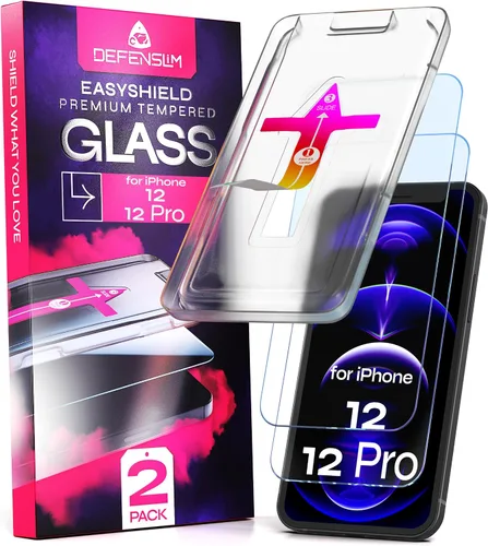 Vista 22 de Defenslim Protector de pantalla para iPhone XS Max (paquete de 2), kit de instalación de fácil alineación automática, vidrio templado de 6.5