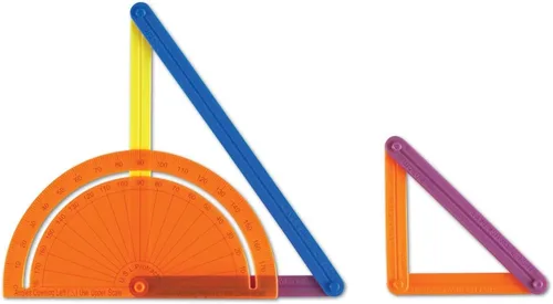 Vista 4 de Learning Resources AngLegs Smart Pack - Conjunto de estudiantes individuales, manipuladores matemáticos, geometría