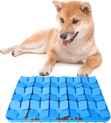Vista 7 de Alfombrilla Olfateadora para Perros, Alfombrilla Interactiva de Silicona para Perros que No Lastima la Nariz del Perro para Entrenamiento de Olfato