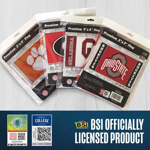 Vista 6 de BSI PRODUCTS, INC. - Bandera de Texas A&M Aggies de 3 x 5 pies con ojales de latón de alta resistencia - TAMU orgullo de fútbol, baloncesto