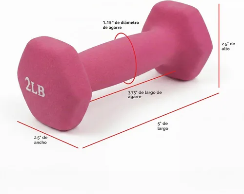 Vista 8 de Sunny Health & Fitness - Mancuerna de neopreno.