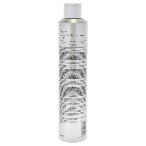 Vista 7 de Kenra Professional Platinum Finishing Spray 26 Maximum Hold Hairspray Fast-drying, Non-Flaking, Non-Drying Humidity-Resistant All-Day