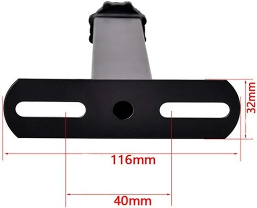 Vista 2 de zoele Patas ajustables de metal para patas de cama, soporte para pies de cama/resistente, fácil de instalar, marco central de cama, patas de soporte