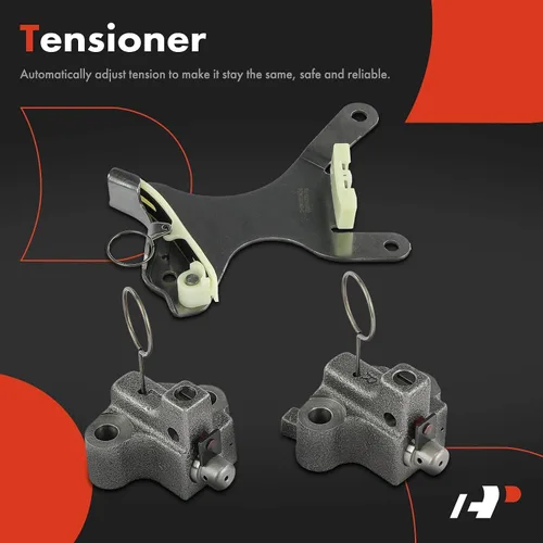 Vista 6 de A-Premium Kit de cadena de distribución de motor de 14 piezas con piñón, tensor y guía [compatible con SOHC, V6 3.7L] compatible con Dodge Ram 1500