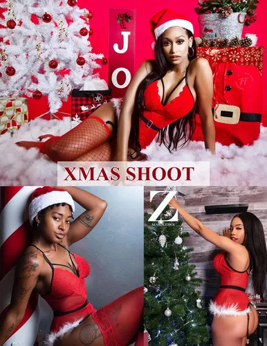Vista 2 de Avidlove - Conjunto de lencería navideña de encaje con diseño de Papá Noel