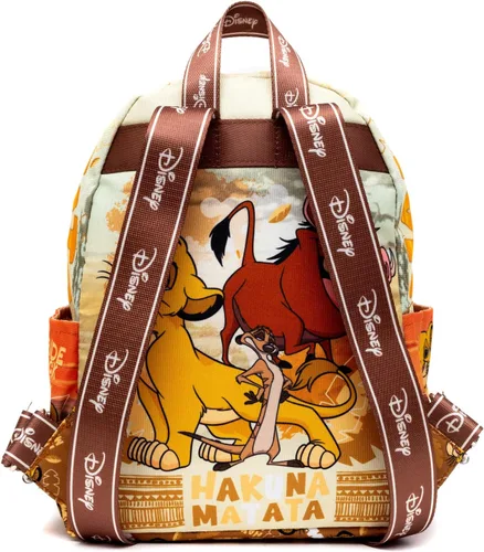 Vista 5 de Wondapop Mochila de nailon Lion King de 13", Rey León, Mochilas Tradicionales