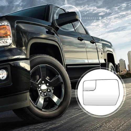 Vista 7 de Espejo calefactable eléctrico del lado izquierdo del conductor y del lado derecho del pasajero para Ford F-150 2011-2014 con soporte trasero, espejo