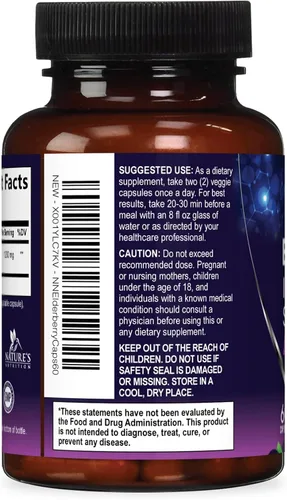 Vista 8 de Extracto de fruta de saúco europeo de 1200 mg por porción cápsulas – Sambucus apoyo inmunológico con extracto concentrado de saúco negro de sambucus