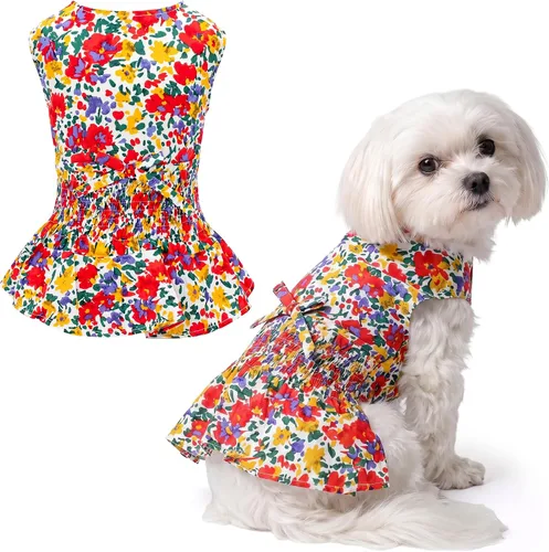 Vista 68 de Parisian Pet Chambray - Vestido para perro - Ligero sin mangas para perro, niña, talla XS Chambray en general