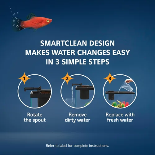 Vista 7 de Filtro interno Aqueon QuietFlow con tecnología SmartClean, extra pequeño