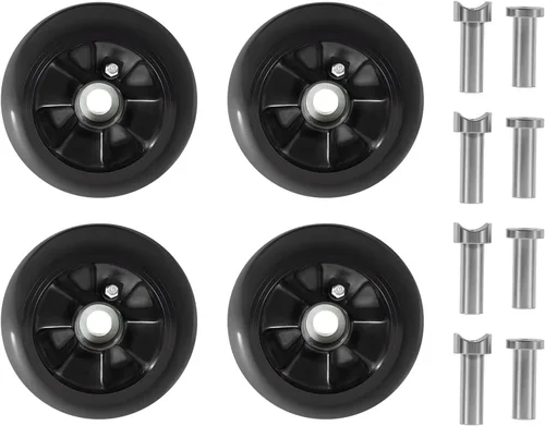 Vista 8 de 4 Paquetes Kit de Rueda Medidora de Plataforma de Cortacésped AM125172 Compatible con Cortacéspedes de Tractor John Deere de Plataforma de 48", 54