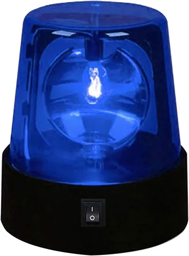 Vista 2 de Luz intermitente giratoria, 3 pulgadas, luz estroboscópica LED de 360 grados, luces intermitentes de DJ con batería para discoteca bailando, barra