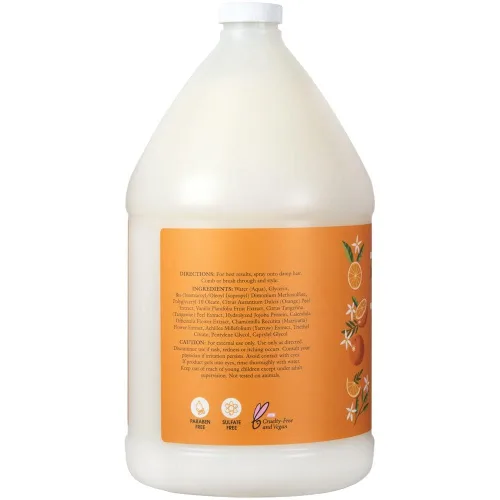 Vista 3 de Ginger Lily Farms Salon Formula - Recambio en espray desenredante instantáneo para niños, 100% vegano y libre de crueldad, 1 galón