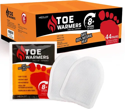 Vista 6 de Calentadores de pies para dedos, 22/44 pares, calentadores adhesivos activados por aire para zapatos y botas