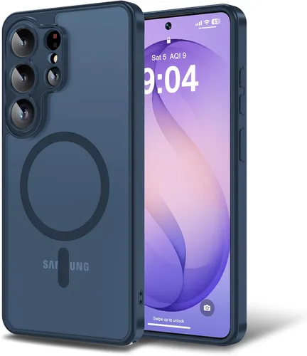 Vista 111 de Funda para iPhone 11 con protector de pantalla, compatible con MagSafe, ultra delgada, translúcida, mate, a prueba de golpes, color negro