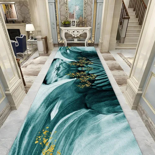 Vista 2 de Runner Rug for Hallway 1m 150cm 2m 250cm 3m 350cm 4m 5m 6m Washable Carpet Floor Mat for Living Room Bedroom Kitchen Laundry Room with Non Slip