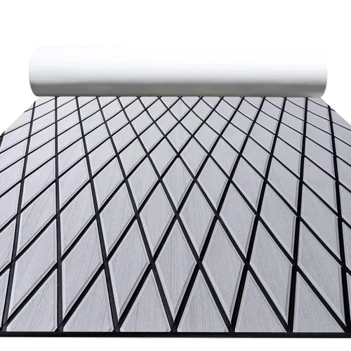 Vista 12 de FOCEAN Piso de lancha de espuma de etilvinilacetato para cubierta de lancha, alfombra marina antideslizante autoadhesiva para lanchas motoras Negro