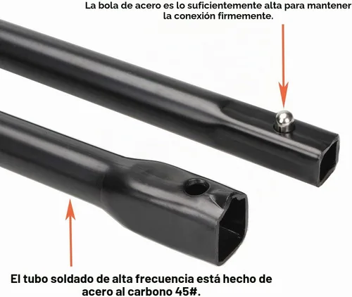 Vista 2 de Kit de herramientas para neumático de auxilio Dr.Roc con gato de neumático y llave de pernos de rueda, kit de neumático de auxilio compatible