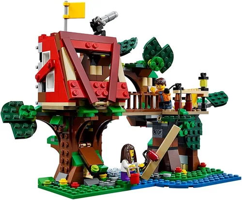 Vista 4 de LEGO Creator, Aventuras de la casa del árbol 31053, Juguete para construir
