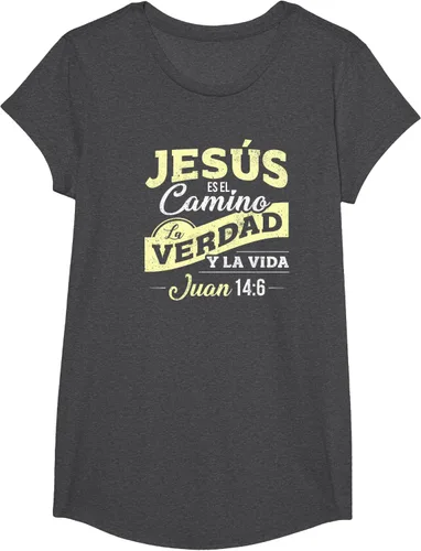 Vista 70 de Camisas de la Biblia de Jesus para los Cristianos Camiseta Española Negro