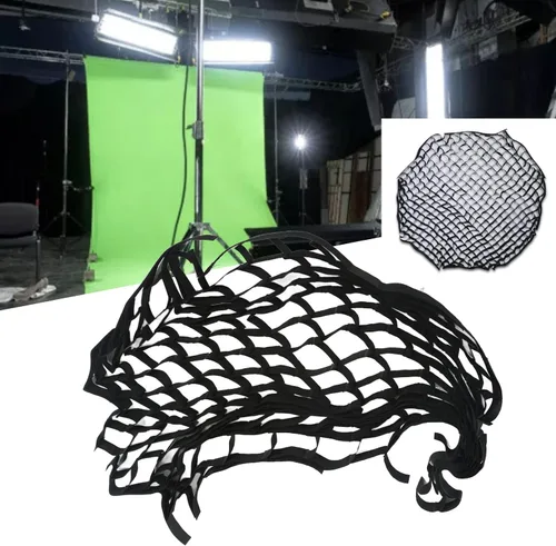 Vista 4 de Otros equipos de fotografía Softbox Rejilla Octágono Softbox Celular Grid Light Focusing Softbox Grid Mesh para Retrato y Video Shooting 35.4 in