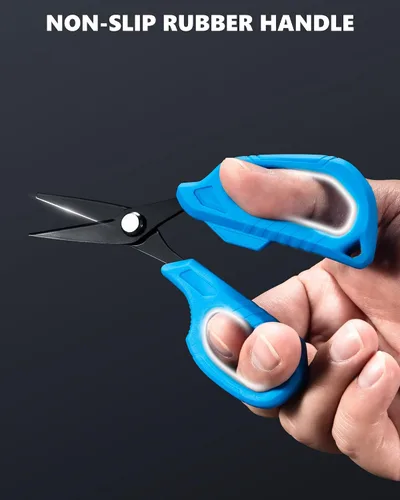 Vista 6 de Kit de herramientas de pesca, equipo de pesca, alicates de pesca con funda, cuchillo de filete, tijeras de pesca, pinza de labios de pescado