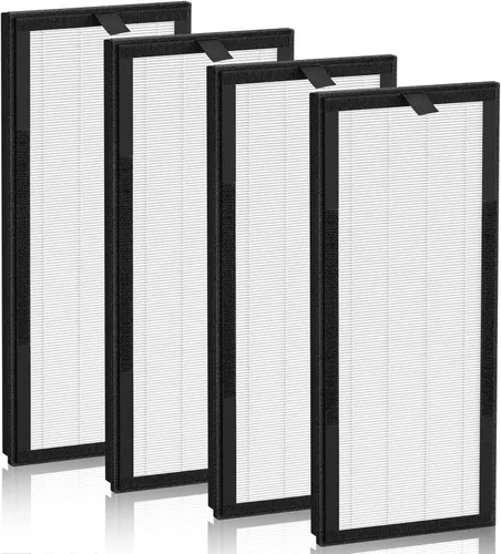 Vista 10 de Filtro de repuesto HEPA para purificador de aire VEVA 8000 Elite Pro Series, 2 filtros HEPA y 8 prefiltros de carbón activado de primera calidad