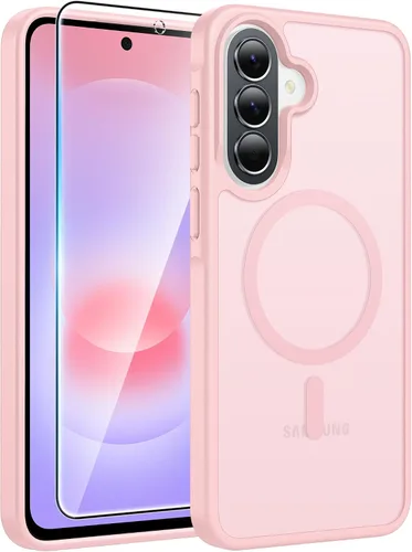 Vista 119 de FNTCASE - Funda para iPhone 16 Pro: magnética, mate, translúcida, de grado militar, protectora contra caídas, resistente, fina, duradera y a prueba